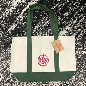 Trader Joe’s Green & White big Tote Bag